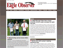 Tablet Screenshot of eagleobserver.com